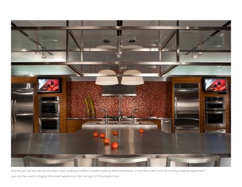 Cooking demonstration bar