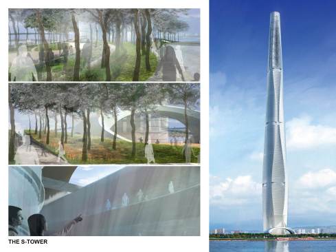 Various S-Tower renderings