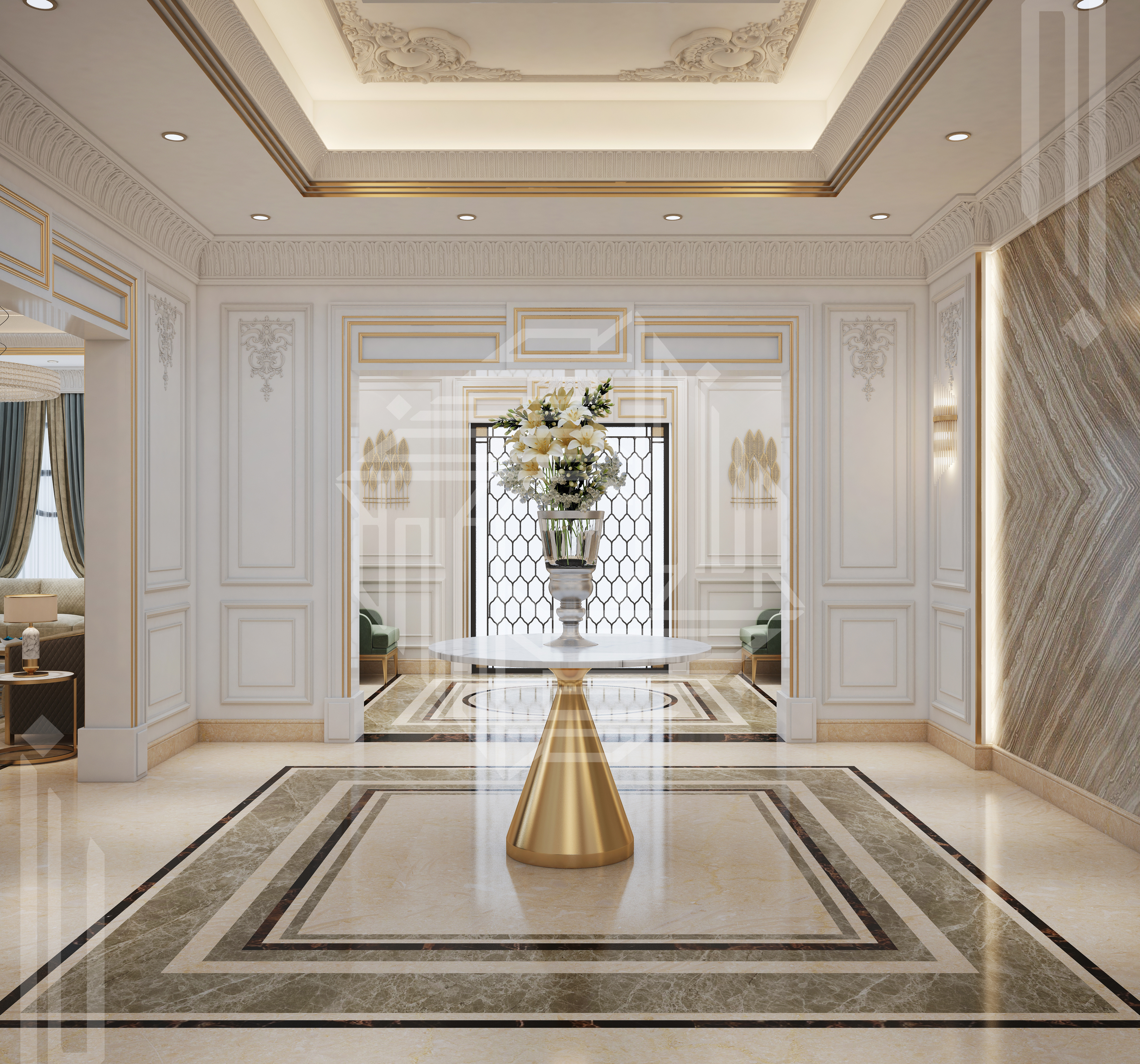 Elegant Entrance and Stair Design for a Villa - Architect Magazine