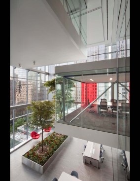 cantilevered board room