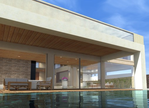 Interior from pool