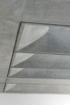 Formed concrete.
