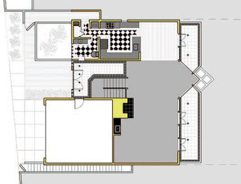 Upper level before