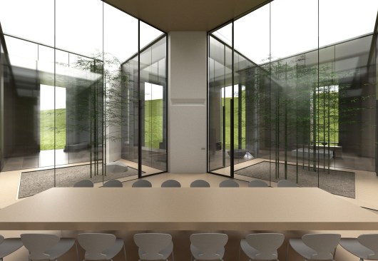 The Courtyard House,
Interior View, Multi-Functional Flexible Space