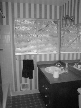 Before: The bathrooms were one of the most dated spaces in the house.