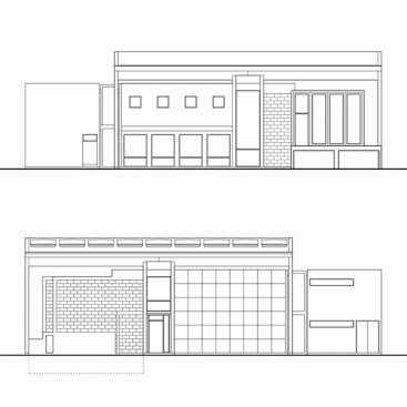 East and West Elevations