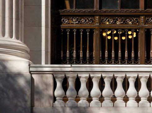 The New York Public Library, exterior restoration, by Wiss, Janney, Elstner Associates