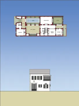 The projects floor plan