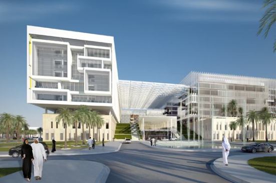 Sheikh Khalifa Medical City, Abu Dhabi, United Arab Emirates, by Skidmore, Owings & Merrill.