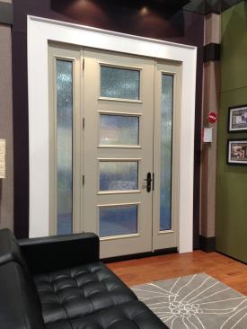 Part of the new Pulse collection, the Ari door style highlights Therma-Tru's new focus on design. "We know you have to live with design both inside and outside the home, so we want our new door styles to reflect that and be seen as decor items within the home," says vice president Heather Sonnenberg. Pulse doors come in 6-8 and 8-0 sizes with numerous privacy glass options. For more information on Therma-Tru products, visit their&nbsp;
website.