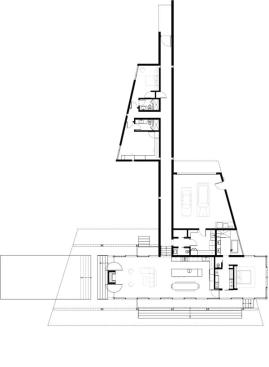 The house's floor plan.