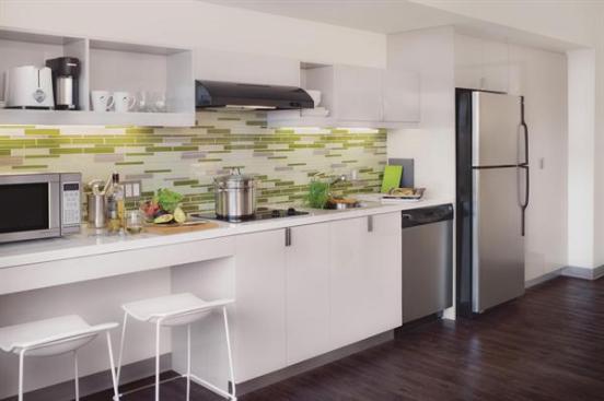 A kitchen in Starwood's Element Miami International Airport.
