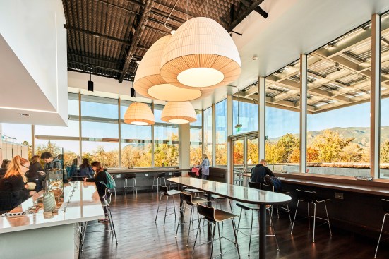 Cafe and outdoor terrace