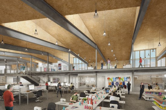 Open offices. 