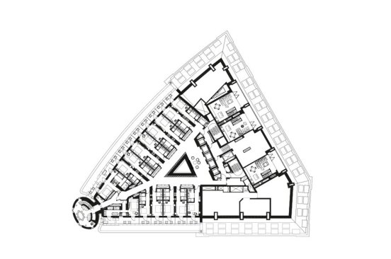 Office level plan.