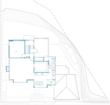 The new second floor has a more coherent plan and an added volume in the back. 