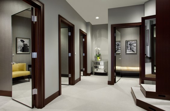 Fitting rooms