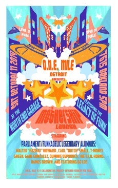 The Mothership Launch featured a 12-piece band of Parliament Funkadelic alumni.