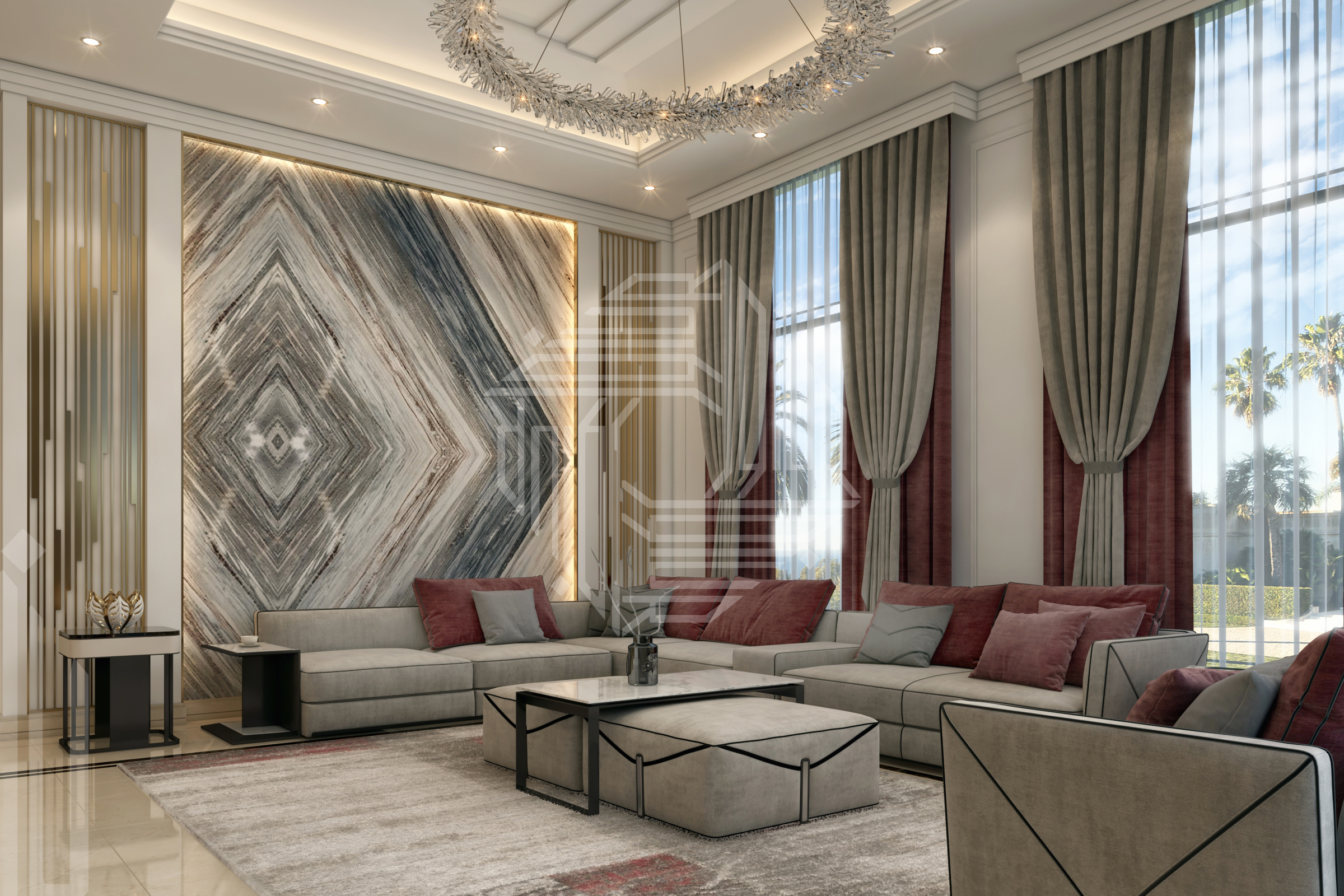 Living Room Design for a Villa - Architect Magazine