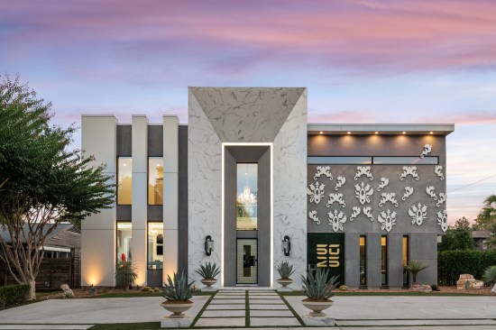 Exterior of the home in Dallas.