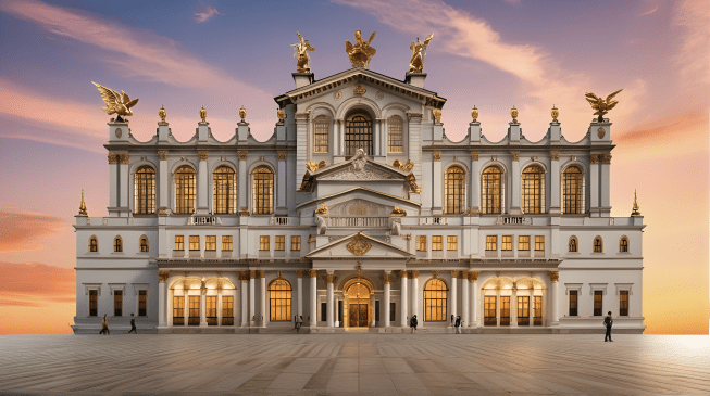 Donald J. Trump Presidential Library Design Proposal in Classical Style, ALTERNATIVE D