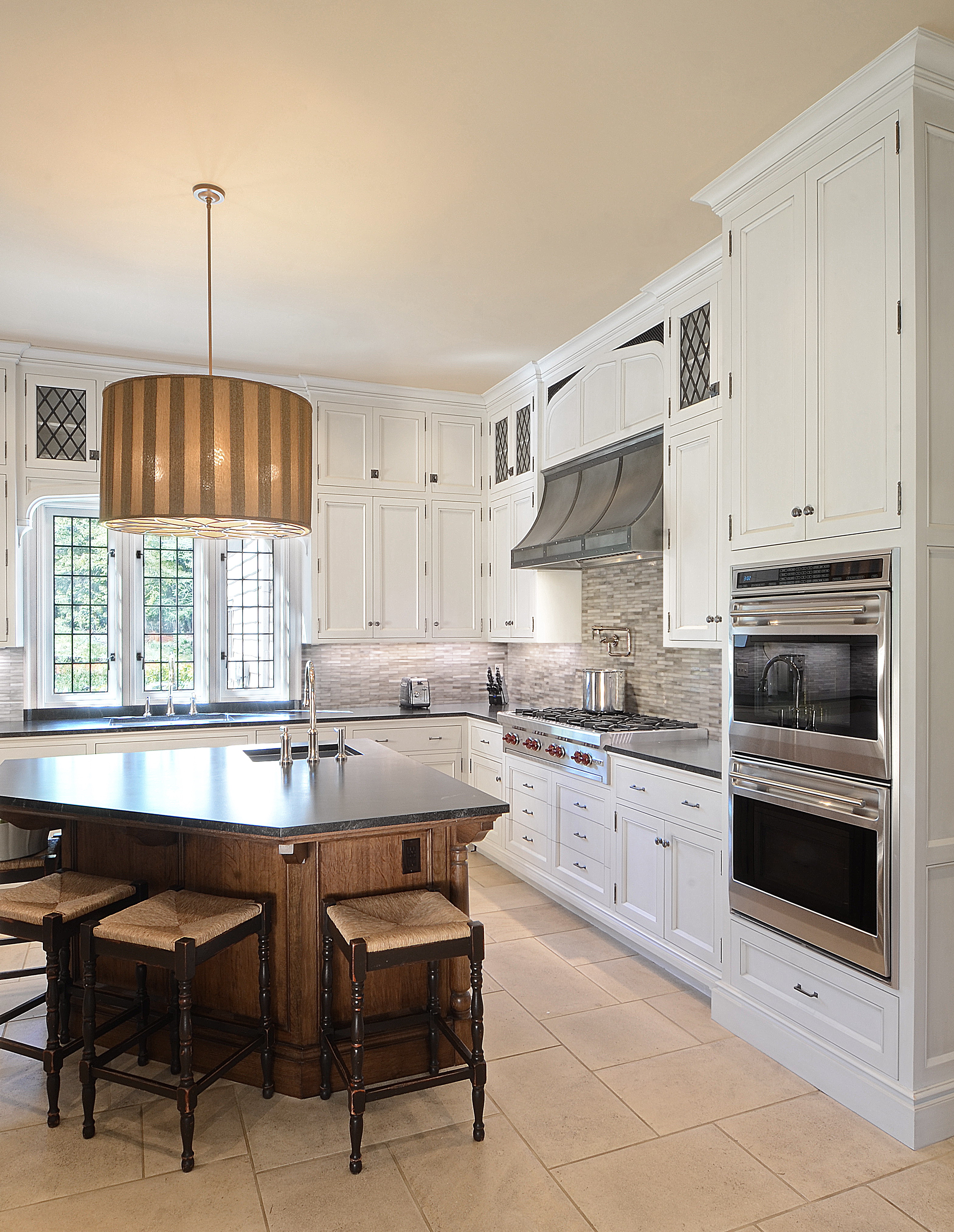 Kitchen in a New English Tudor Residence - Architect Magazine