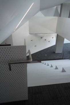 Bowtie interior stair.
