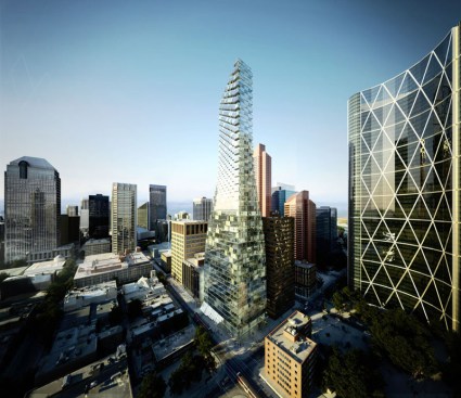 Bird's eye view rendering.