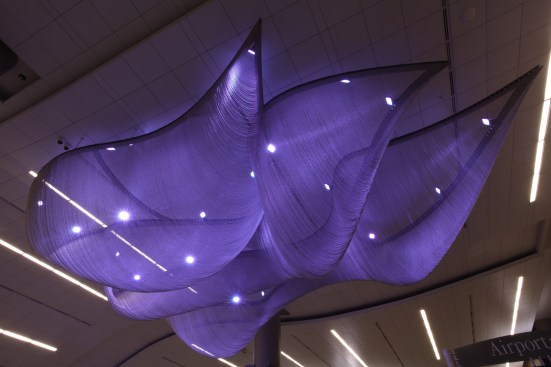 Mammatus Installed - Hartsfield-Jackson International Arrivals Hall