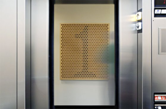 View from the elevator