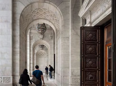 The New York Public Library, exterior restoration, by Wiss, Janney, Elstner Associates