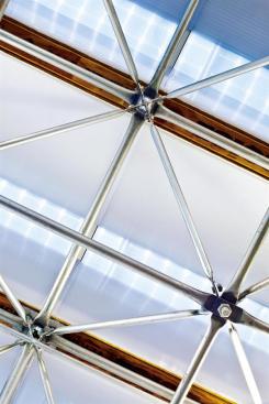 Storage Barn, space frame detail