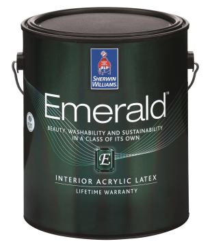 Even after the addition of colorants, Sherwin-Williams Co.’s Emerald Interior acrylic latex paint is free of VOCs. The low-odor, antimicrobial paint, which is tinted with the company's ColorCast Eco Toners, is also Greenguard Certified for indoor air quality. Available in a matte, satin, or semi-gloss finish, the self-priming paint can be tinted to any of the more than 1,500 Sherwin-Williams colors. It will hit store shelves in July along with its outdoor counterpart, Emerald Exterior. • 
sherwin-williams.com