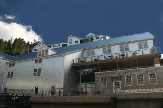 I shot this in 2012. It is the newly remodeled Slime Plant located in Deadwood, South Dakota. It was used in a gold ore extraction process. It lives on today as The Deadwood Mountain Grand Casino and Hotel.