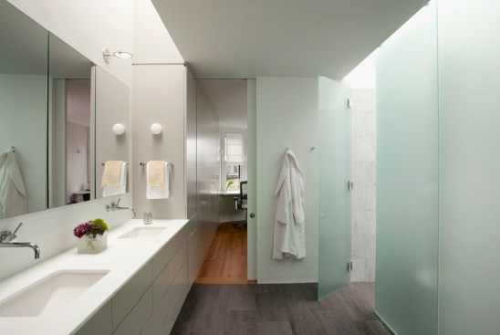 Master Bathroom towards Front of House