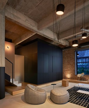 Living Room at Dusk