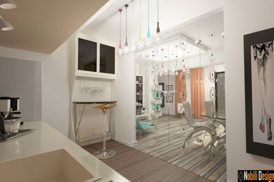 Proiect design interior living cu bucatarie realizat pentru un apartament cu 4 camere in Bucuresti. Puteti citi si despre living open space  | Proiect amenajare si implementare pentru unitati cazare in Breaza. Vezi detalii despre materiale si schitele tehnice.