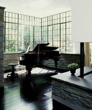 Smith Residence, Malibu, music room