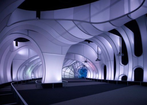 Showcases the LED lighting system