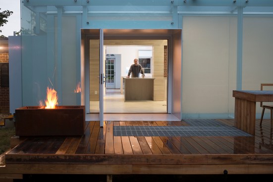 Self-weathering steel firepit