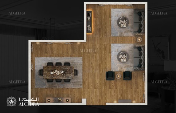 Living room layout design