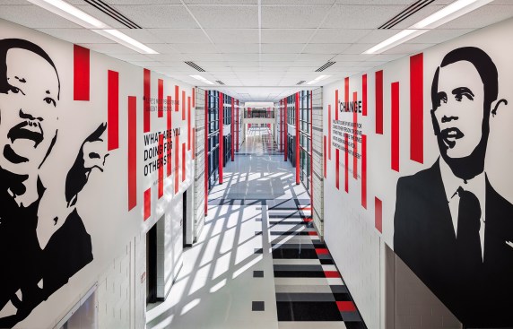 Sophia Tarkan outlines how art in schools—like this example at Jonesboro High School in Jonesboro, Ga.—has the power to make students feel seen.
