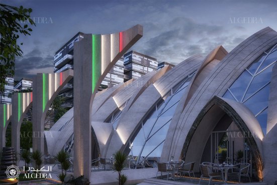 Restaurant exterior design