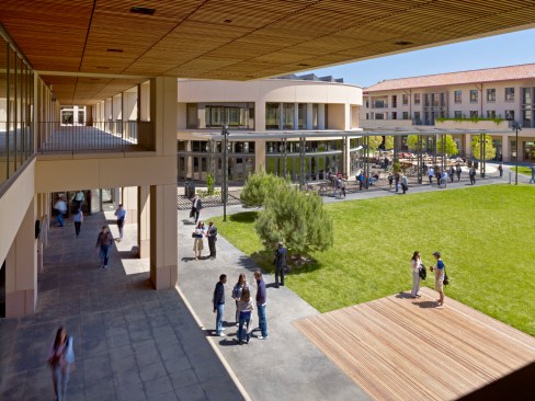 Outdoor terraces, ground-level arcades and external stairways also offer opportunity to get outside and create spaces for impromptu interaction.