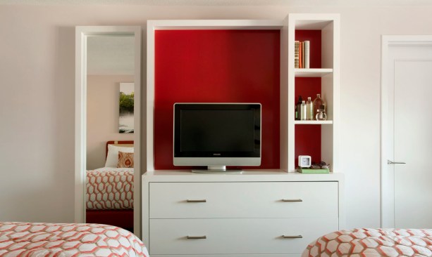 Improved guest rooms