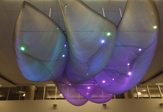 Mammatus Installed - Hartsfield-Jackson International Arrivals Hall