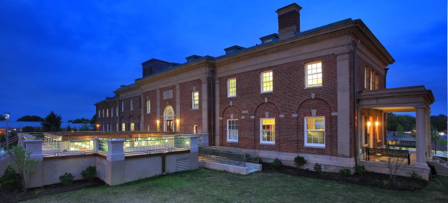 Rear view after construction