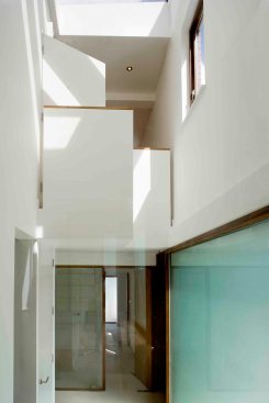 View to existing 1st floor open plan office across triple height void