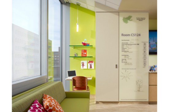 Patient room detail.