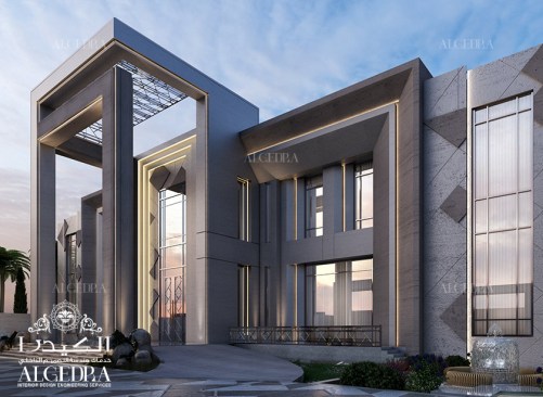 Villa elevation design 